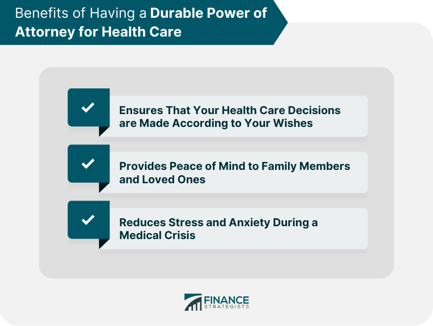 Benefits of Having a Durable Power of Attorney for Health Care