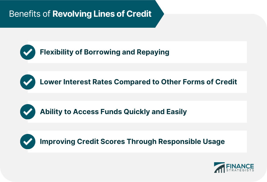 Benefits of Revolving Lines of Credit