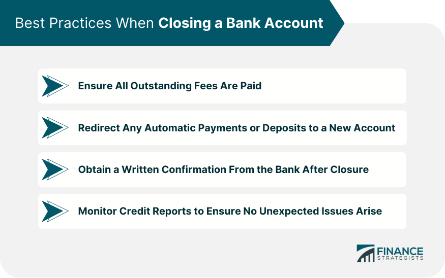 Best Practices When Closing a Bank Account