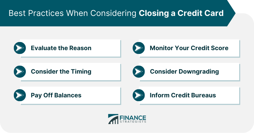 Best Practices When Considering Closing a Credit Card