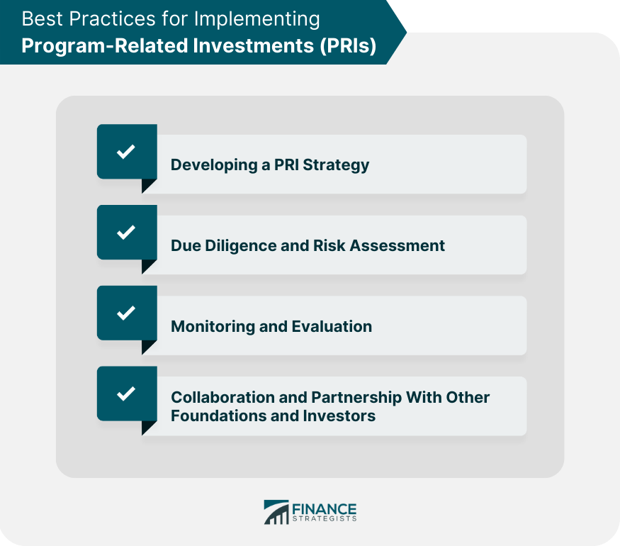 Best Practices for Implementing Program-Related Investments (PRIs)