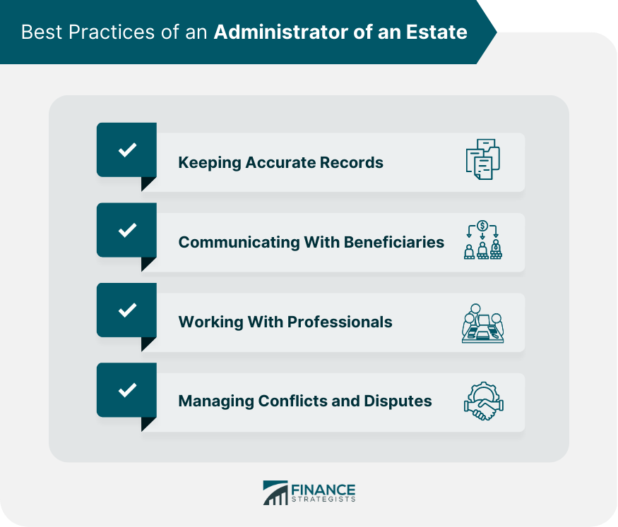 Best Practices of an Administrator of an Estate
