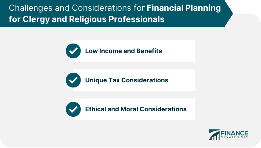 Challenges and Considerations for Financial Planning for Clergy and Religious Professionals