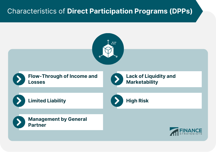 Characteristics of Direct Participation Programs (DPPs)