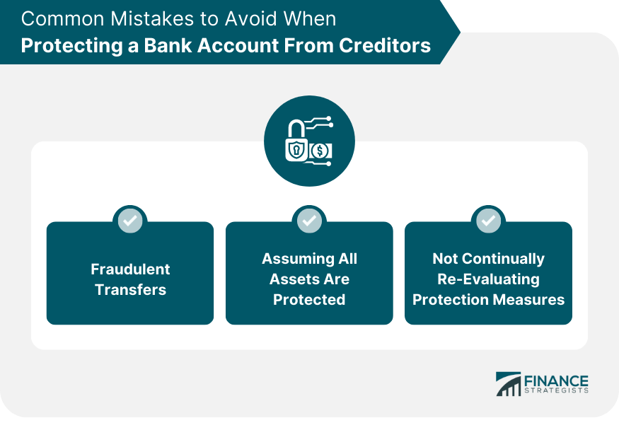 Common Mistakes to Avoid When Protecting a Bank Account From Creditors