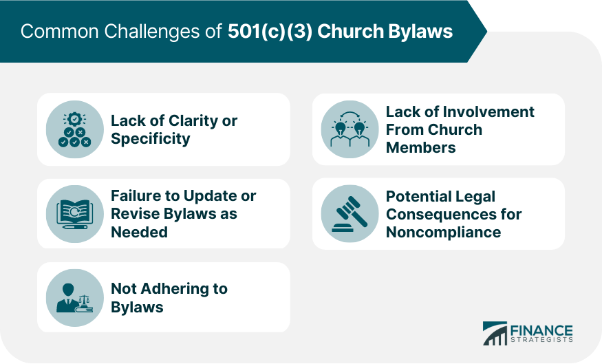 Common Challenges of 501(c)(3) Church Bylaws