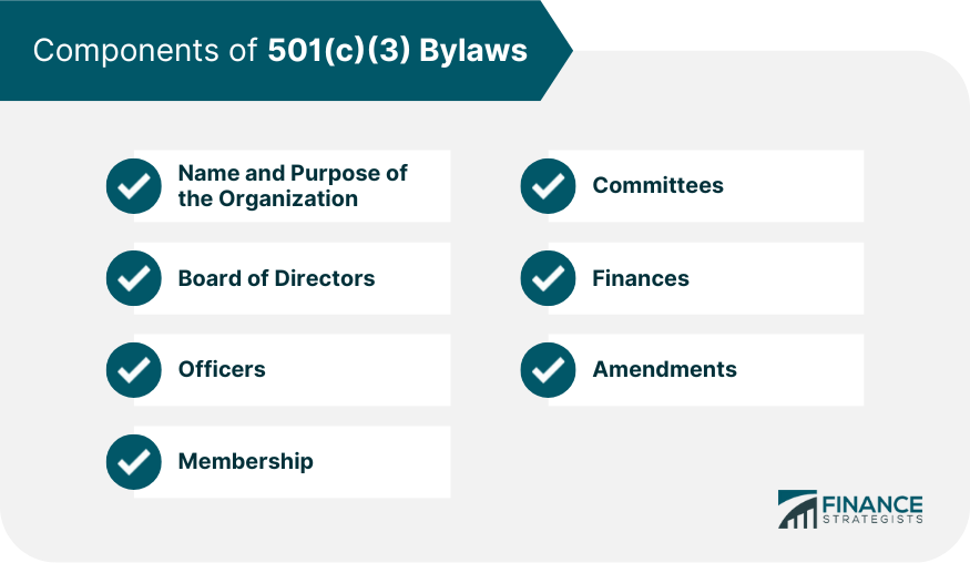 Components of 501(c)(3) Bylaws