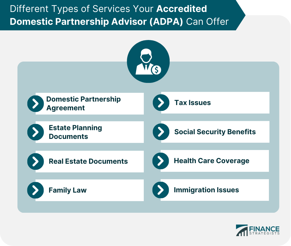 Different Types of Services Your Accredited Domestic Partnership Advisor (ADPA) Can Offer