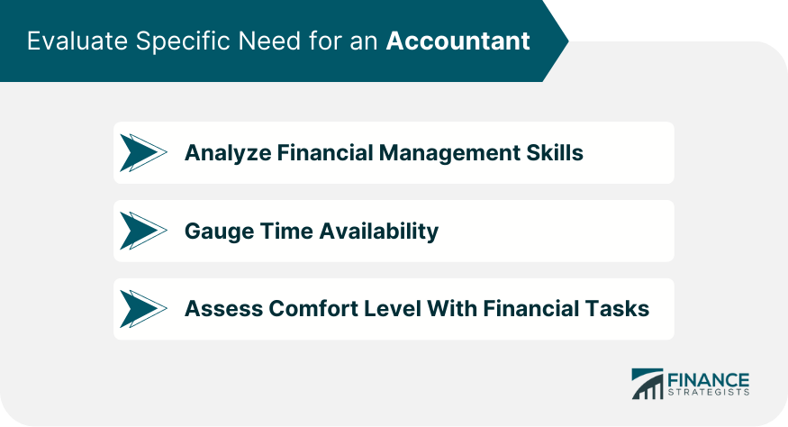Evaluate Specific Need for an Accountant