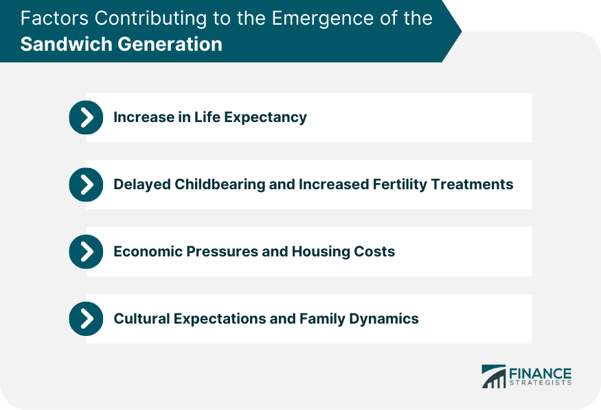 Factors Contributing to the Emergence of the Sandwich Generation