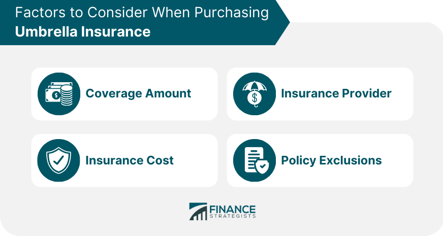Factors to Consider When Purchasing Umbrella Insurance