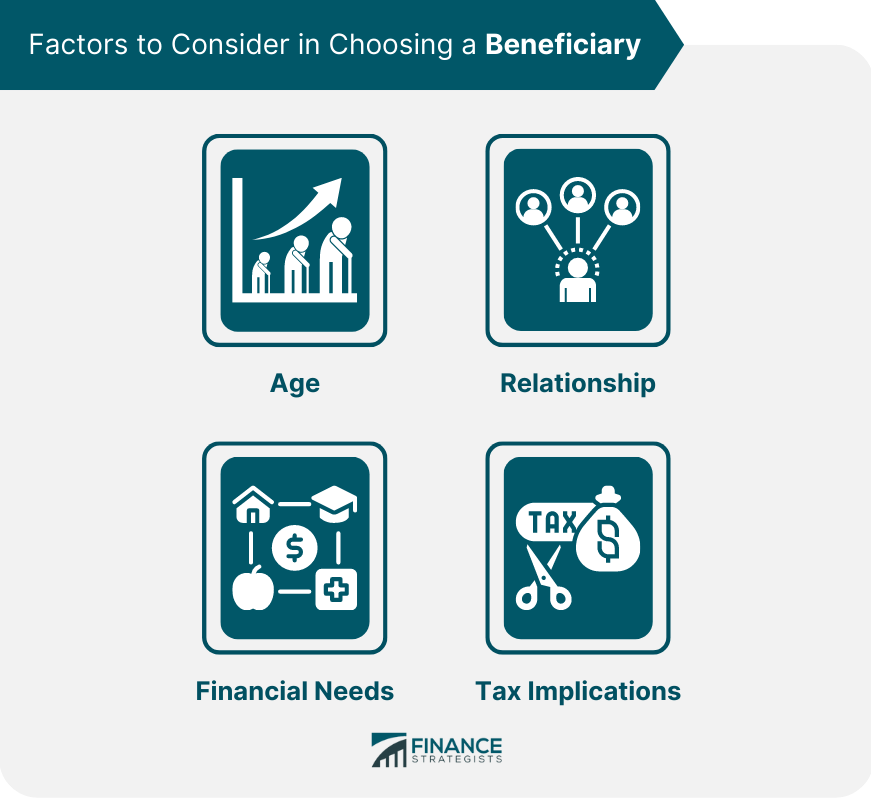 Factors to Consider in Choosing a Beneficiary