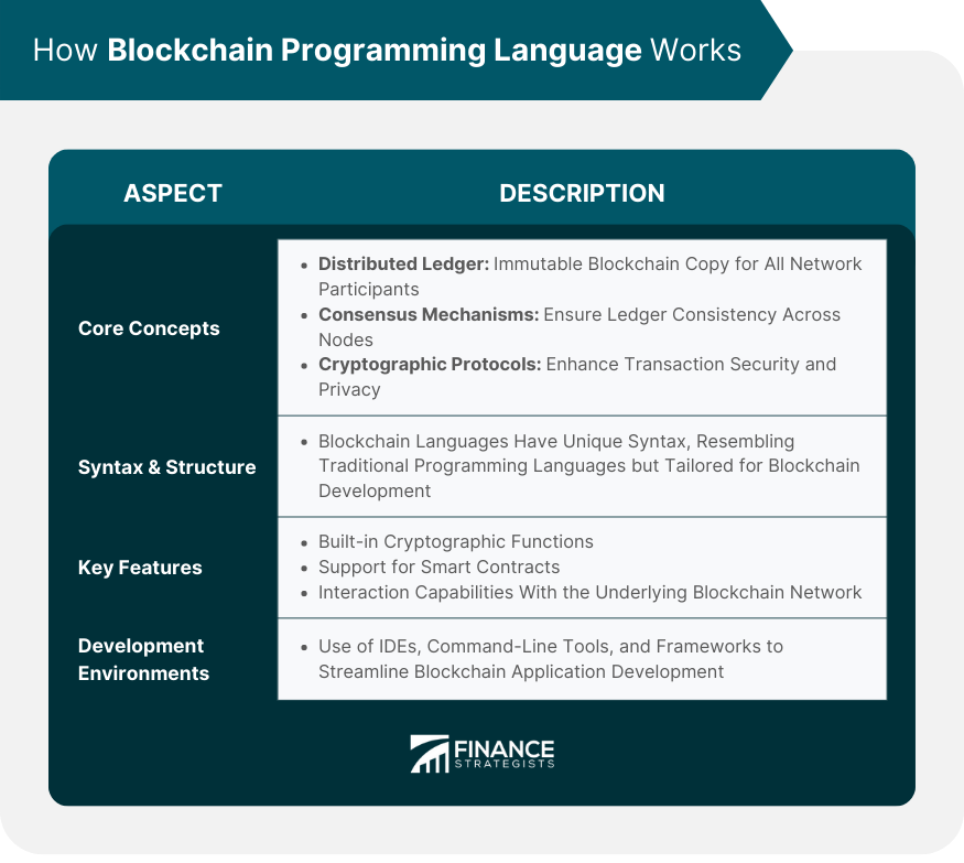 How Blockchain Programming Language Works