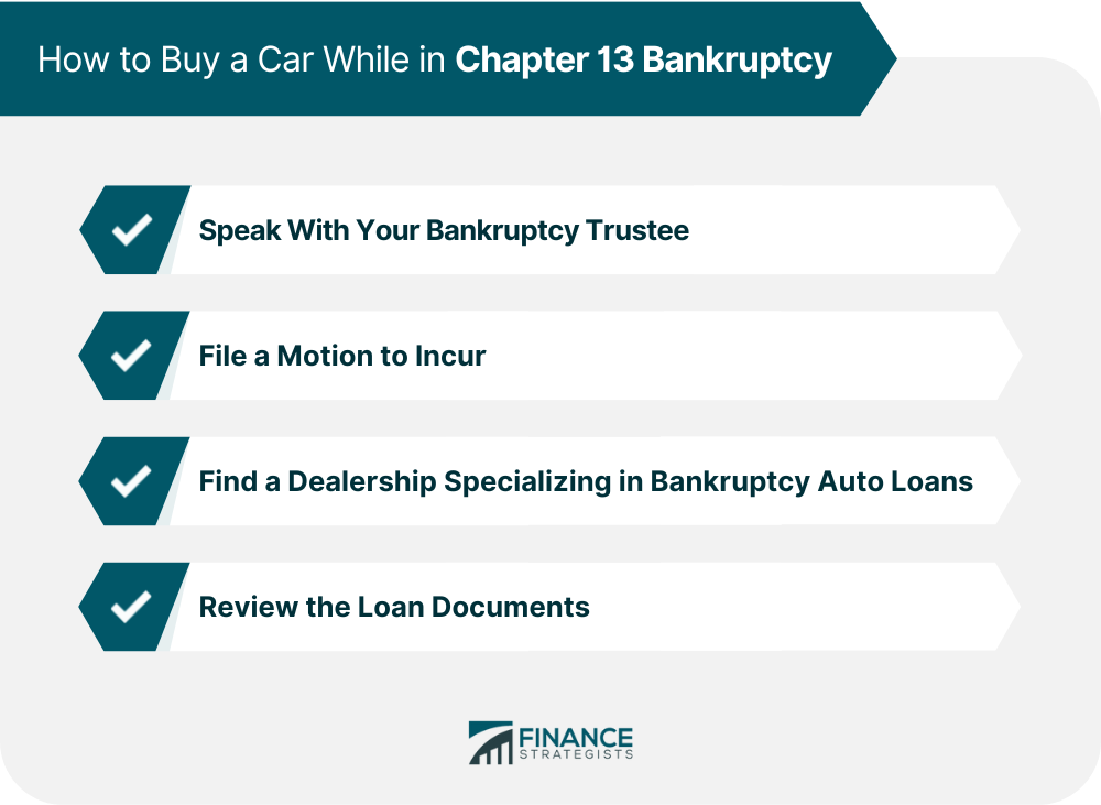 Step-By-Step Guide to Buying a Car While in Chapter 13 Bankruptcy