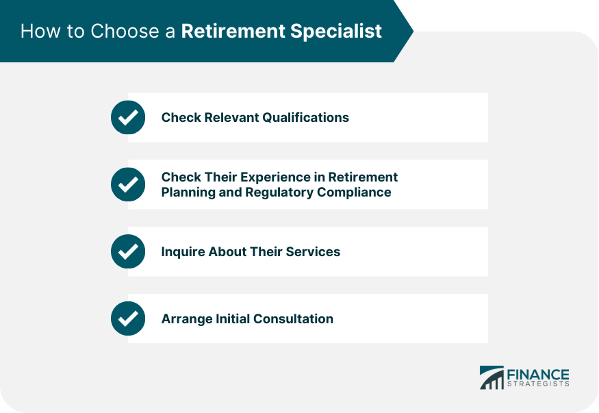 How to Choose a Retirement Specialist