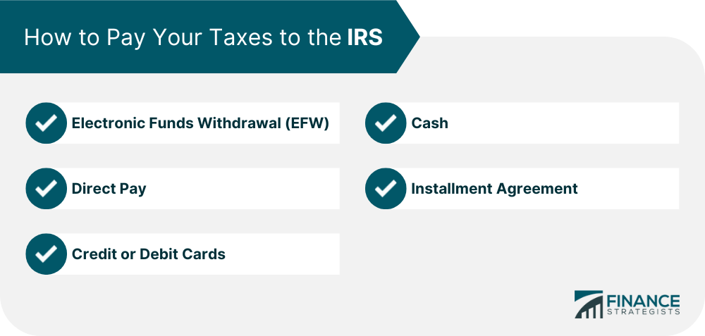 How to Pay Your Taxes to the IRS