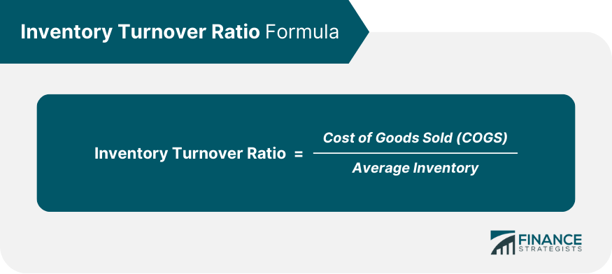 Inventory Turnover Ratio Formula