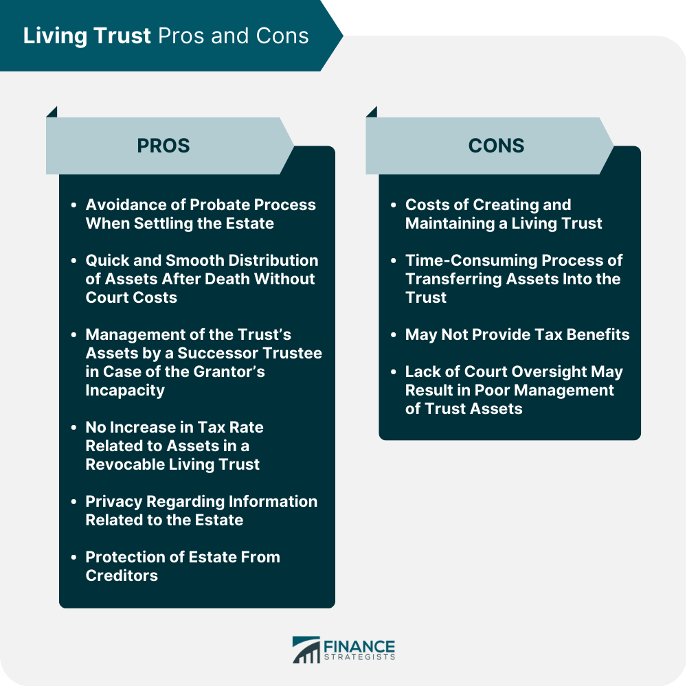 Living Trust Pros and Cons