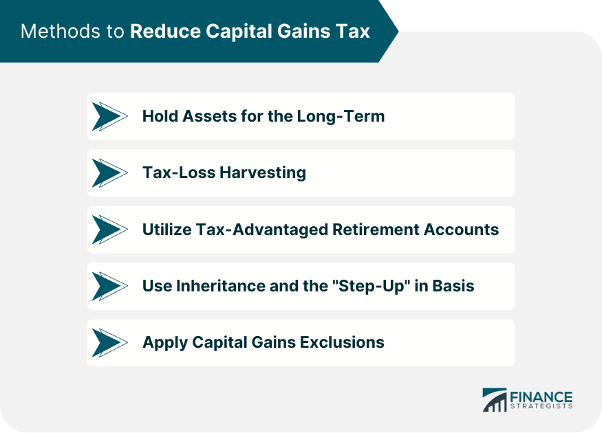 Methods to Reduce Capital Gains Tax
