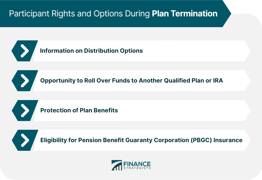 Participant Rights and Options During Plan Termination