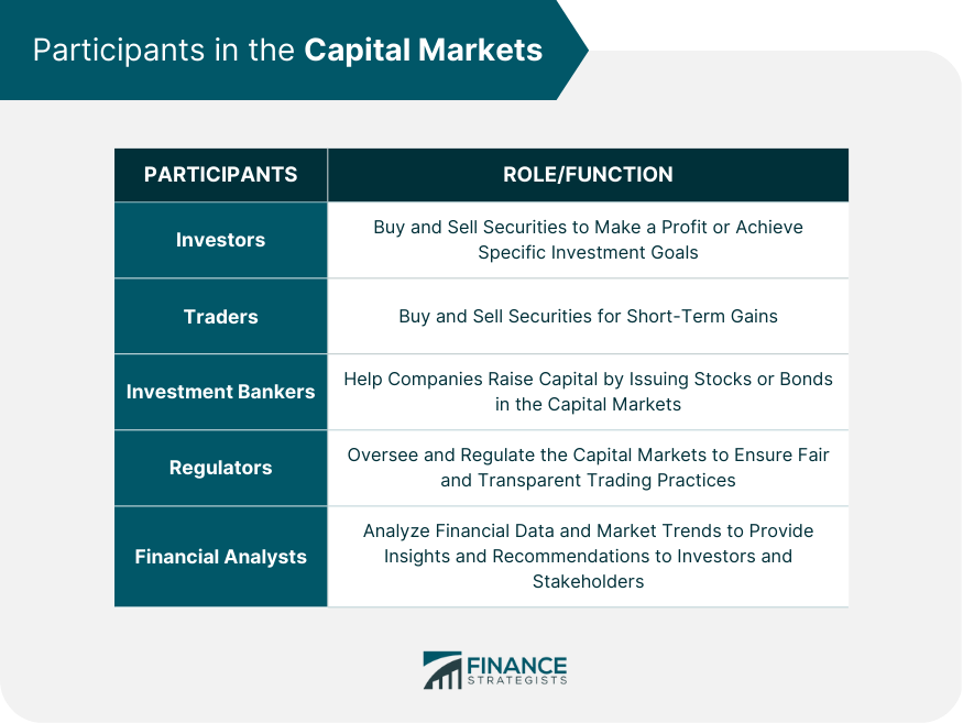 Participants in the Capital Markets