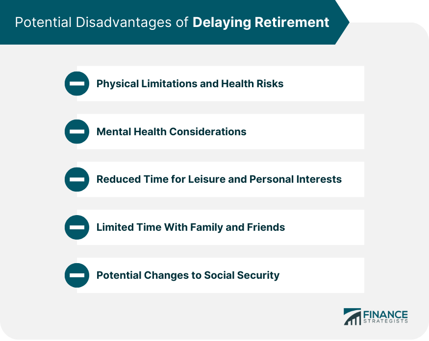 Potential Disadvantages of Delaying Retirement