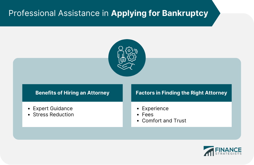 Professional Assistance in Applying for Bankruptcy