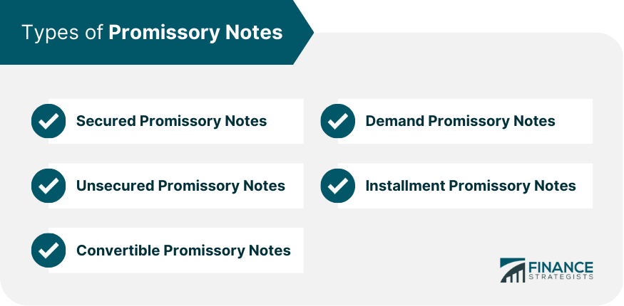 Types of Promissory Notes