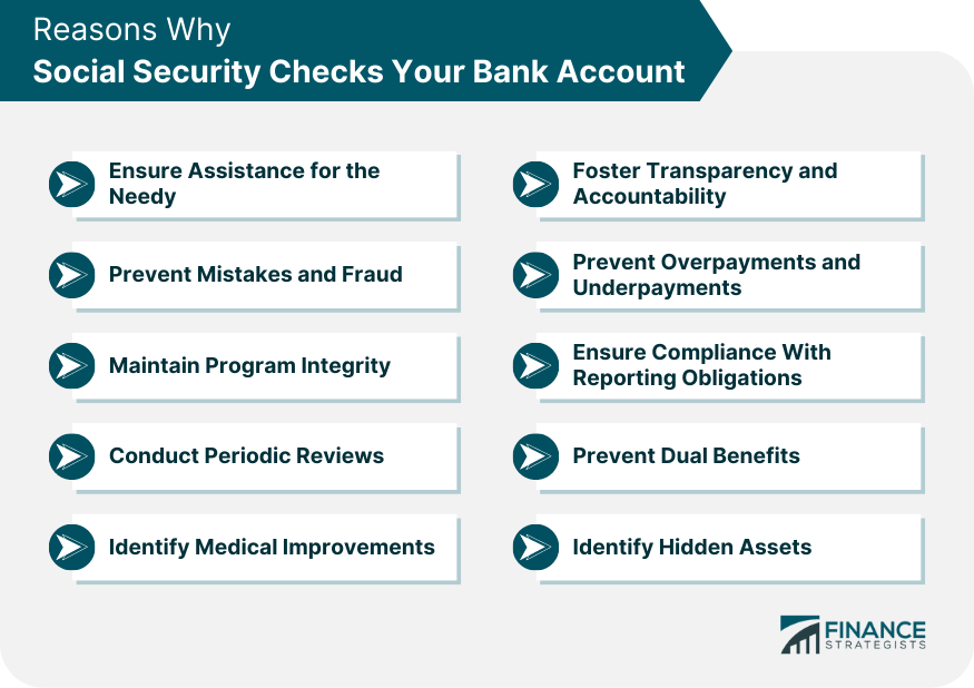 Reasons Why Social Security Checks Your Bank Account