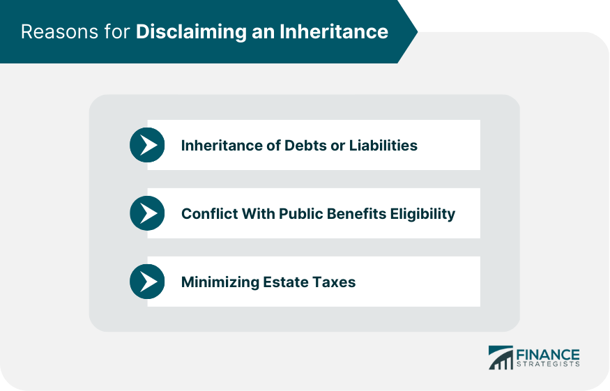 Reasons for Disclaiming an Inheritance