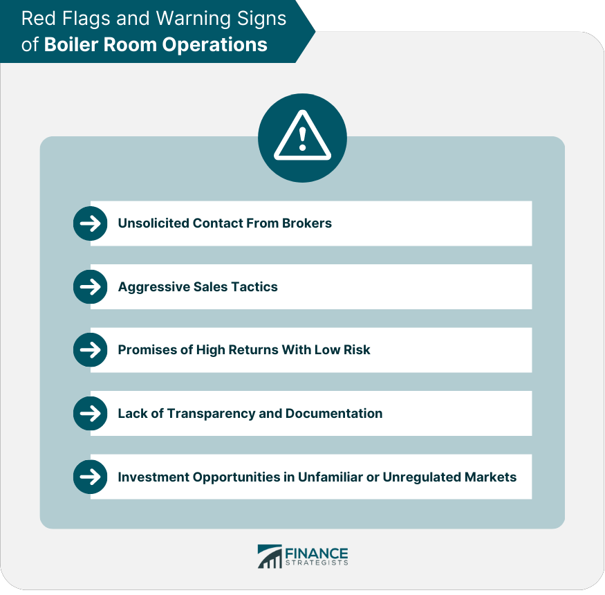 Red Flags and Warning Signs of Boiler Room Operations