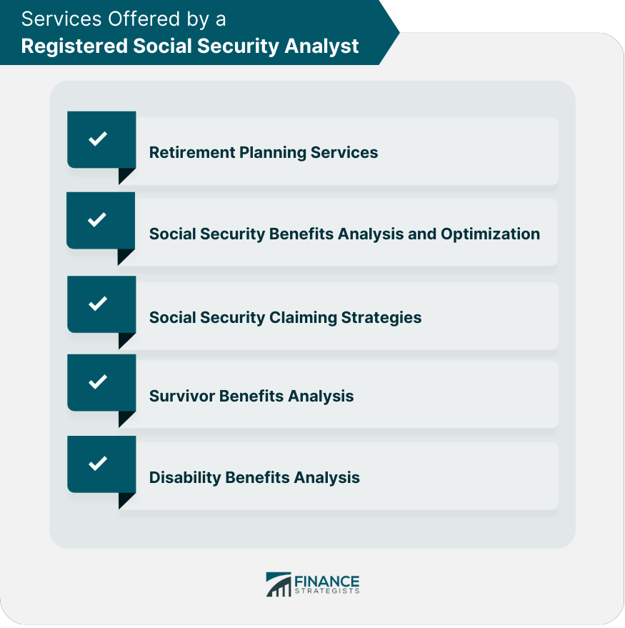Services Offered by a Registered Social Security Analyst
