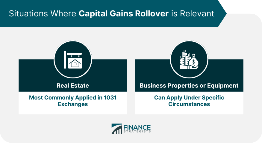 Situations Where Capital Gains Rollover is Relevant
