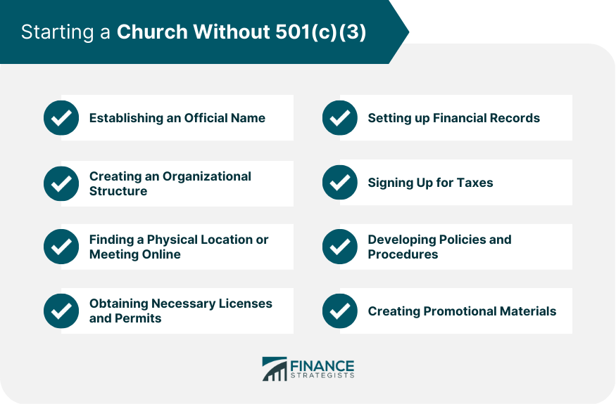 Starting a Church Without 501(c)(3)