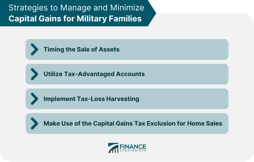 Strategies to Manage and Minimize Capital Gains for Military Families