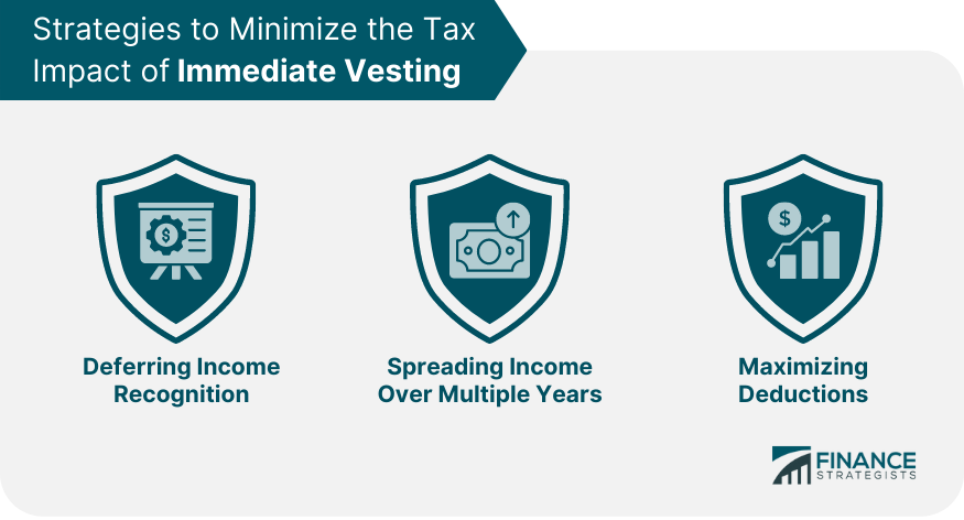 Strategies to Minimize the Tax Impact of Immediate Vesting