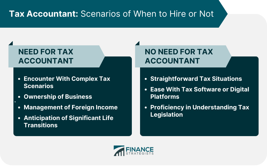 Tax Accountant: Scenarios of When to Hire or Not