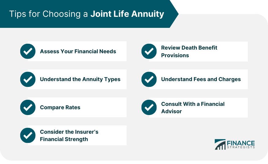 Tips for Choosing a Joint Life Annuity