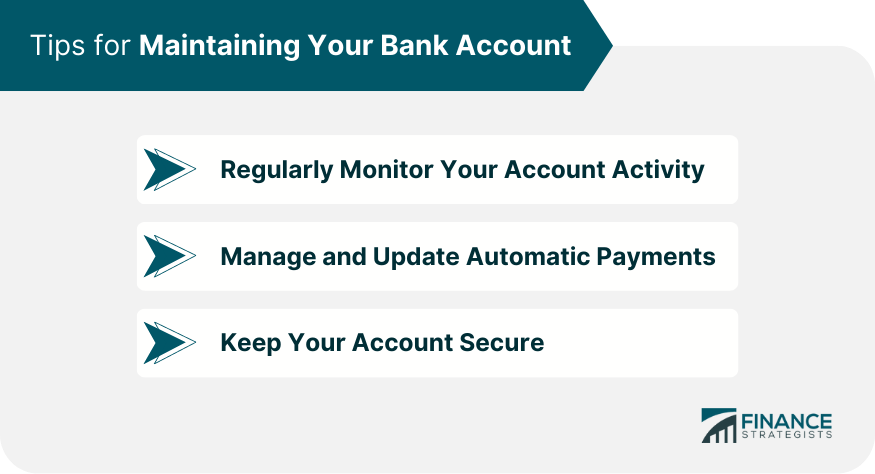 Tips for Maintaining Your Bank Account