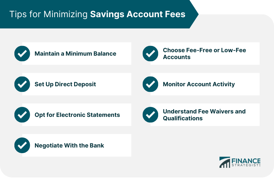 Tips for Minimizing Savings Account Fees
