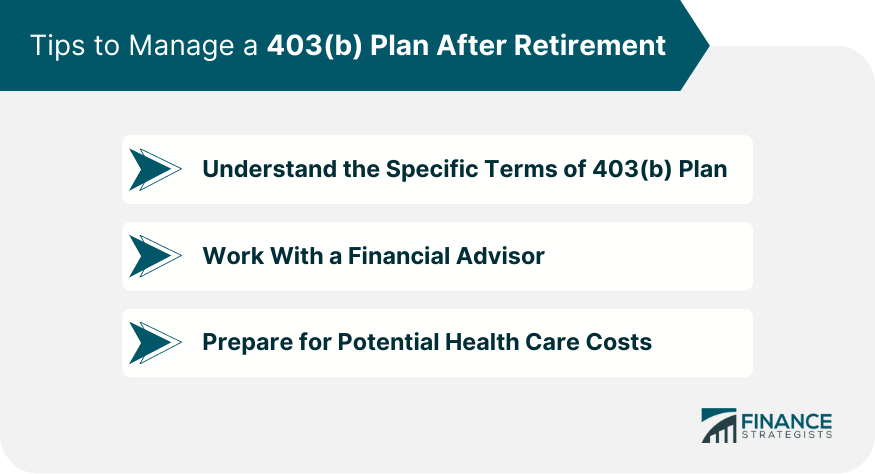 Tips to Manage a 403(b) Plan After Retirement