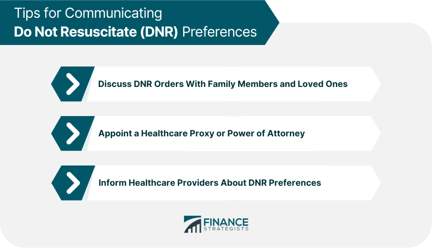 Tips for Communicating Do Not Resuscitate (DNR) Preferences