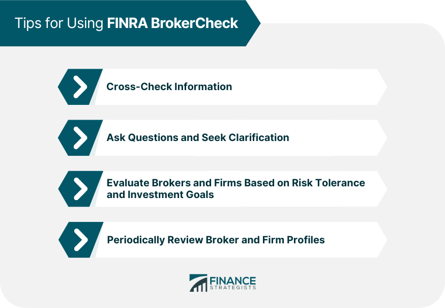 Tips for Using FINRA BrokerCheck