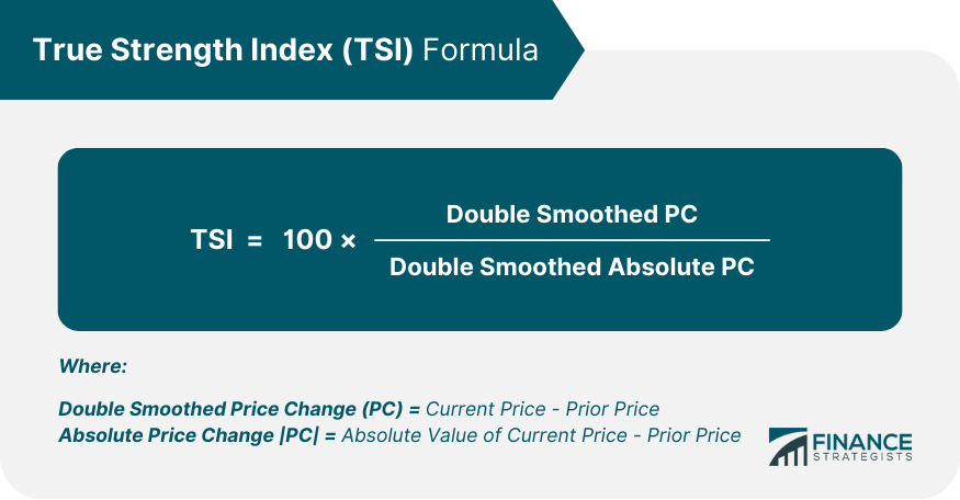 True Strength Index (TSI) Formula