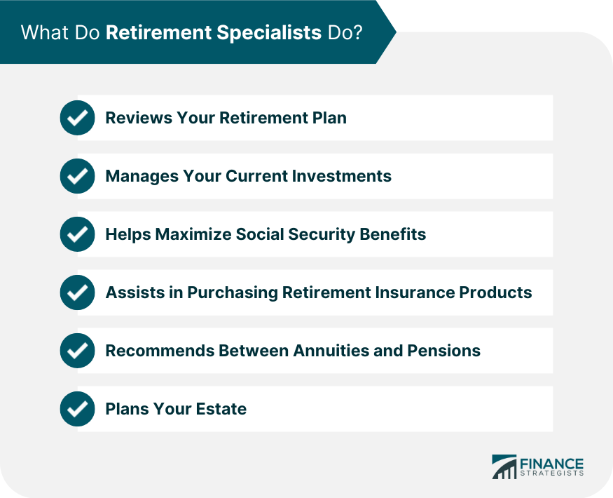 What Do Retirement Specialists Do