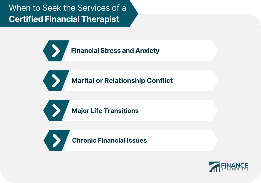When to Seek the Services of a Certified Financial Therapist