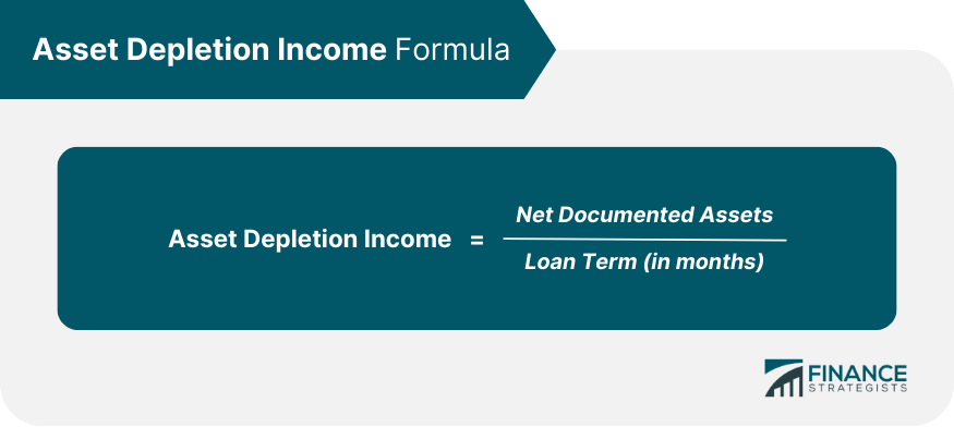Asset Depletion Income Formula
