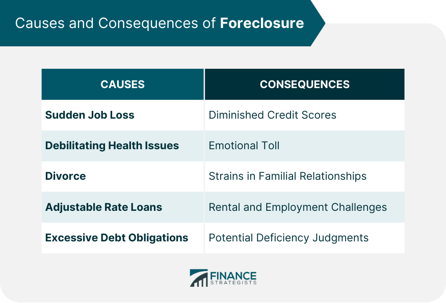 Causes and Consequences of Foreclosure