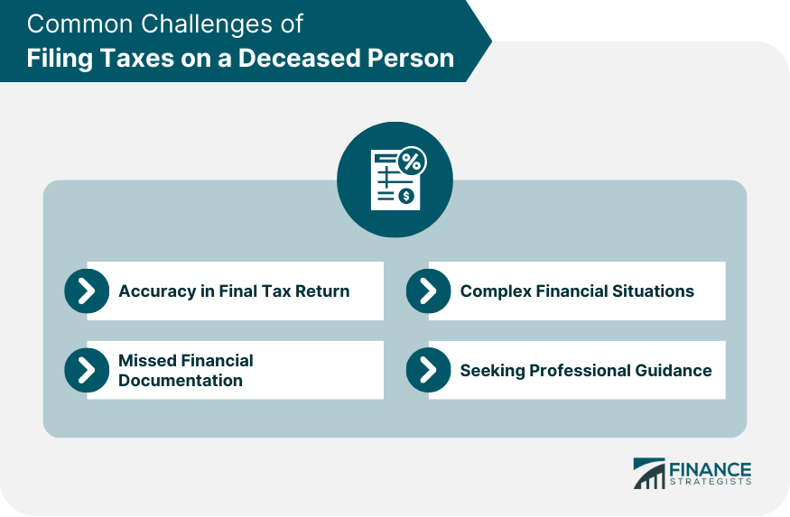Common Challenges of Filing Taxes on a Deceased Person