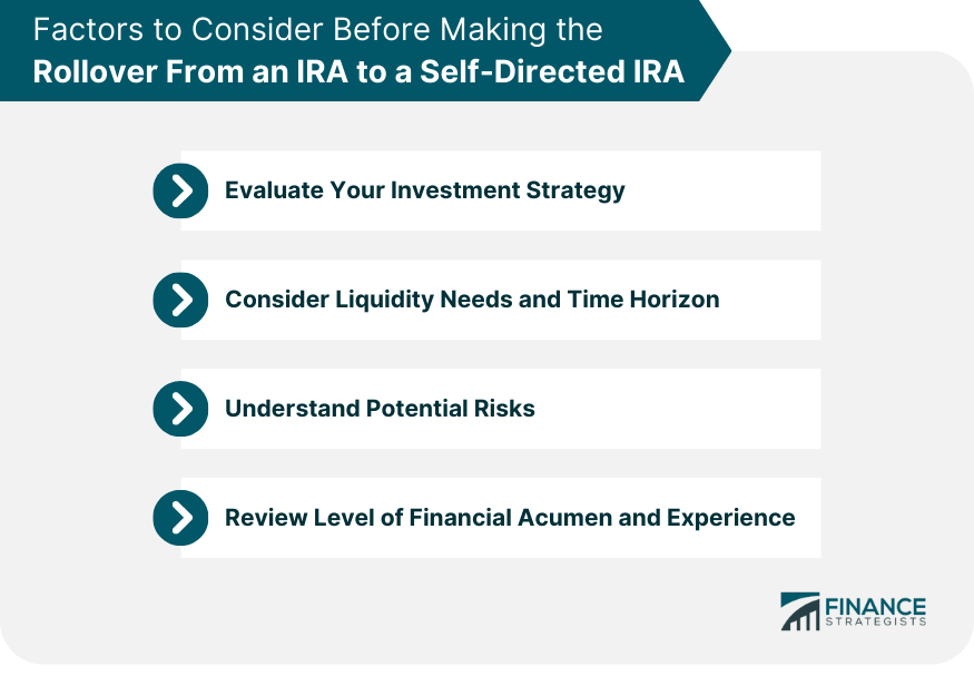 Factors to Consider Before Making the Rollover From an IRA to a Self-Directed IRA